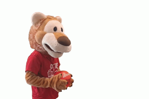 UCSD Mascot In Red Shirt GIF