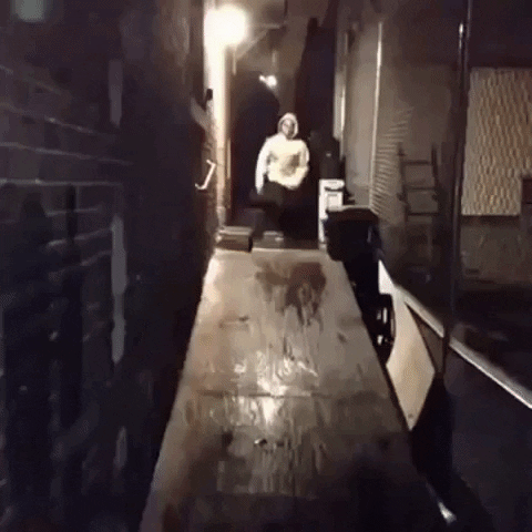 Man Sliding Good Evening GIF