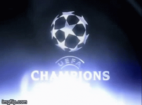 UEFA Champions League Logo with Soccer Ball