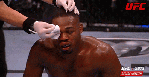 UFC 2013 Decade in Review Man with Bandage