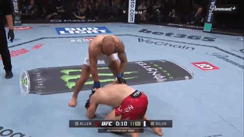UFC Fight Allen vs Silva on Paramount