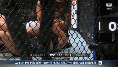 UFC Fight Sean Brady Vs Michael Morales On ESPN GIF