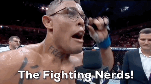 Ufc Fighter Caio Borralho Fighting Nerds GIF
