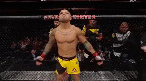 Ufc Fighter Doing Meditation Pose GIF
