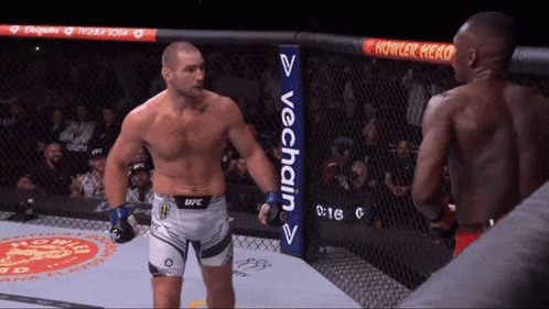 UFC Fighters Standing Next to Each Other