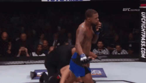 Ufc Fightpass.com Is Displayed In The Corner Of This Boxing Match GIF