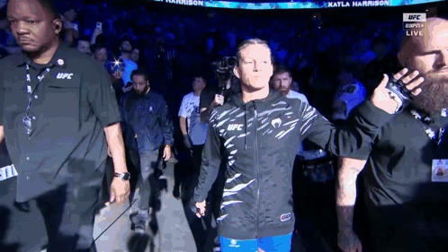 UFC Man Walking Into Stadium
