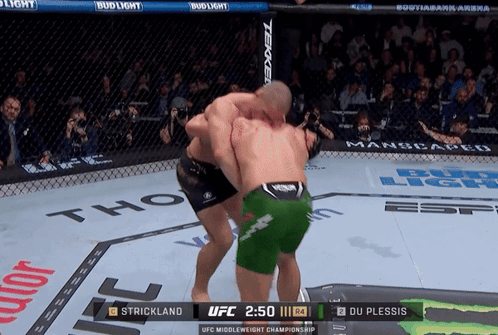 UFC Match Strickland vs Du Plessis on ESPN