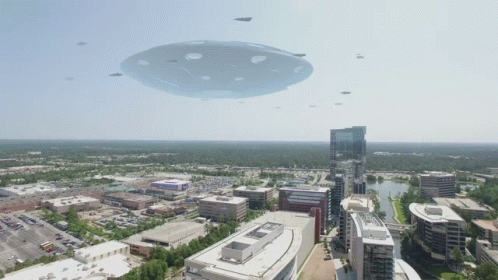 Ufo Taking Dogecoin Dog Doggies World GIF