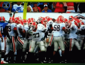 Uga Bulldogs Football Team Vintage GIF