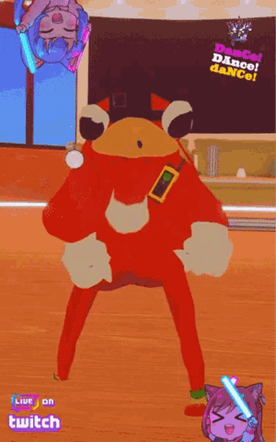Ugandan Knuckles Happy Dancing Twitch Stream GIF