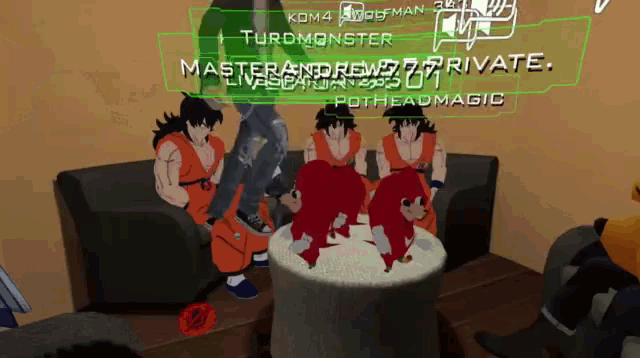 Ugandan Knuckles Online Game Anime Characters Meme GIF