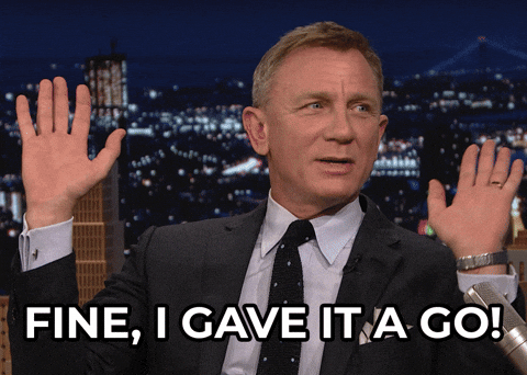 Ugh Fine Daniel Craig Jimmy Fallon Show GIF