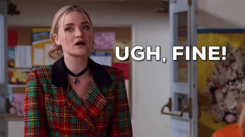 Ugh Fine Frustrated Lady Pissed Off GIF