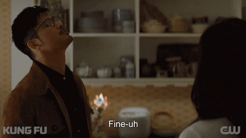 Ugh Fine Upset Reaction Kung Fu Series GIF