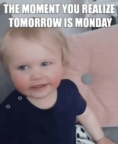 Ugh Monday Sickness GIF