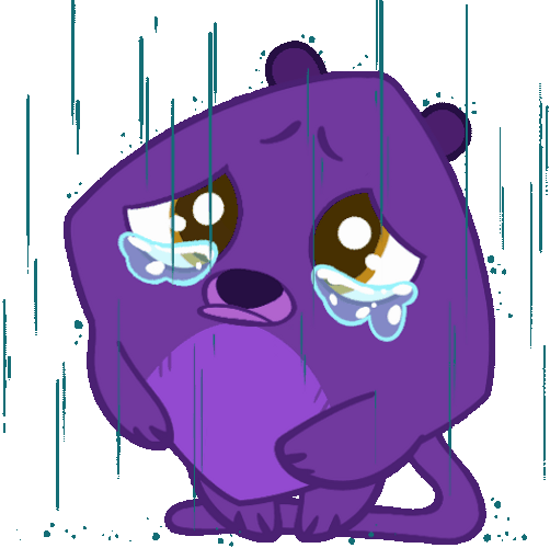 Ugly Cry Bibipet Purple Cat GIF