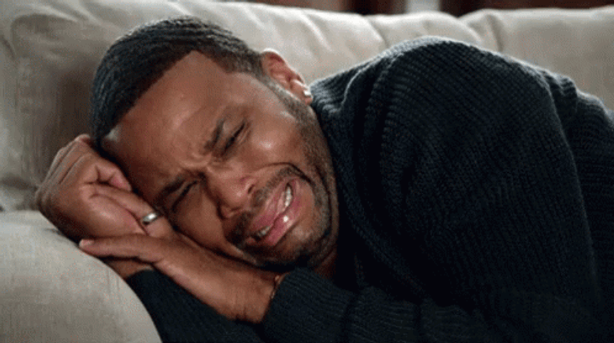 Ugly Cry In Bed Anthony Anderson Blackish GIF