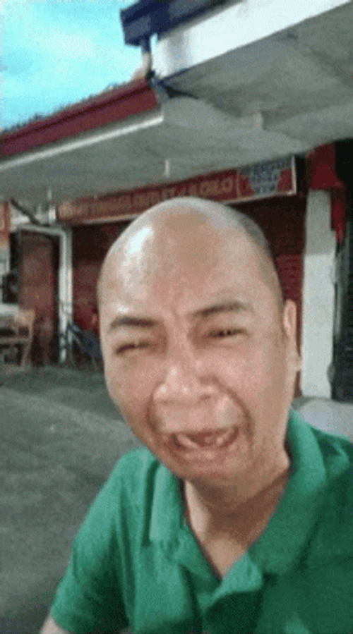 Ugly Cry Jonathan Outdoor Video Selfie GIF