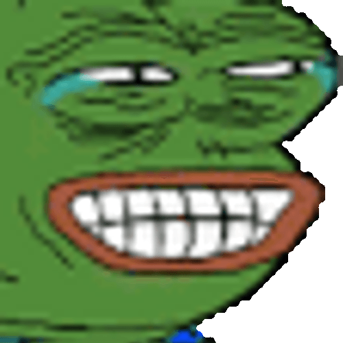 Ugly Cry Pepe The Frog Laugh Meme GIF