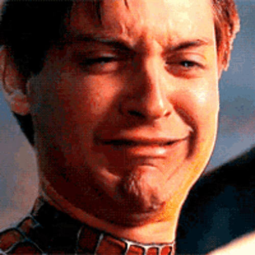Ugly Cry Spiderman Tobey Maguire Sad GIF