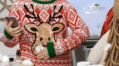 Ugly Sweater Reindeer Changing GIF