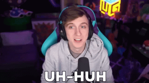 Uh Huh White Boy Streamer GIF