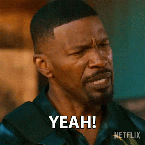 Uh Huh Yeah Jamie Foxx GIF