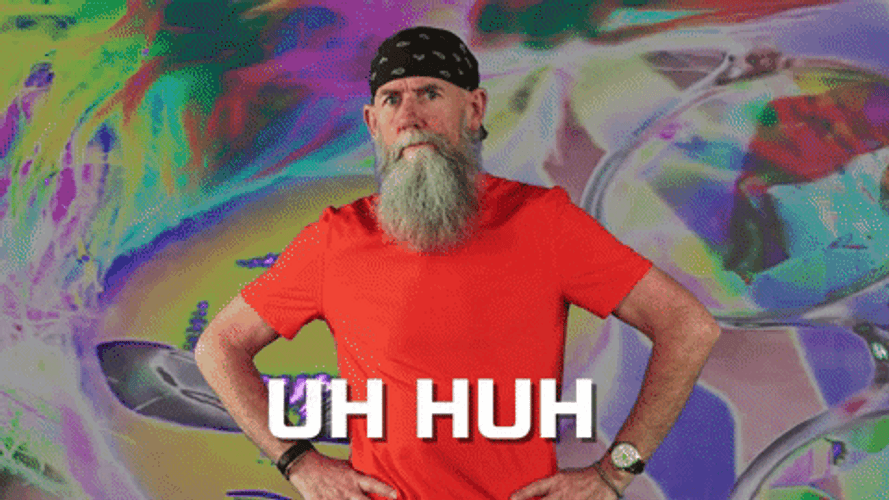Uh Huh Sure Air Quotes GIF