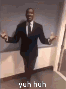 Uh Uh Guy In Suit GIF