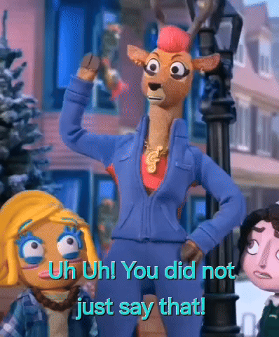 Uh Uh You Did Not Say That GIF