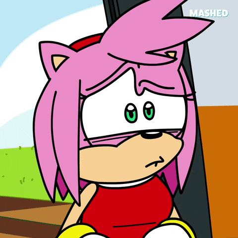 Uh What Amy Rose Sonic GIF