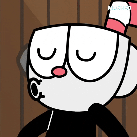 Uh What Cuphead Confused GIF