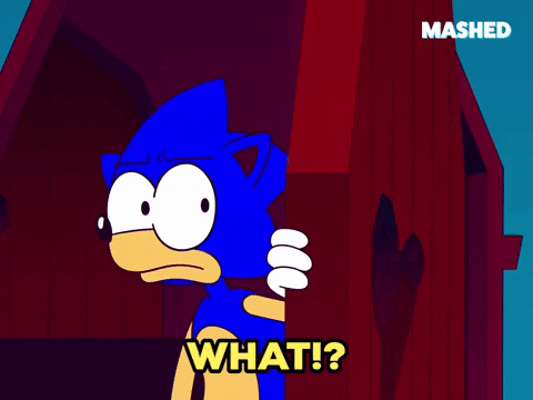 Uh What Sonic The Hedgehog GIF