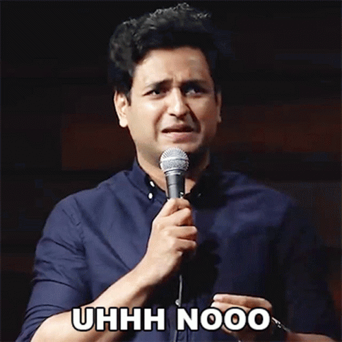 Uhh Noo Hand Sign Kenny Sebastian GIF