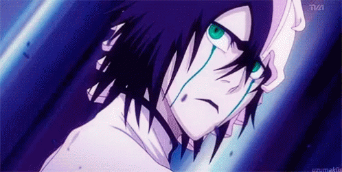 Ulquiorra Remove His Mask GIF