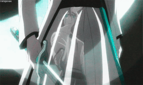 Ulquiorra And His Sword GIF