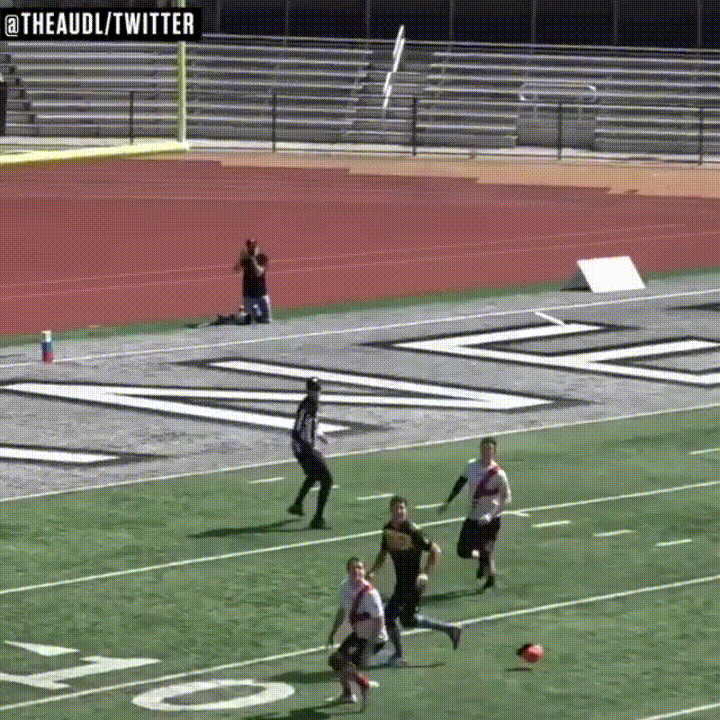 Ultimate Frisbee Flying Disc Chase GIF