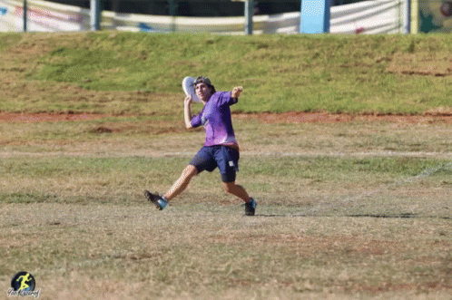Ultimate Frisbee Israeli Forehand Player GIF
