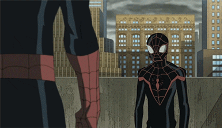 Ultimate Spiderman Cartoon GIF