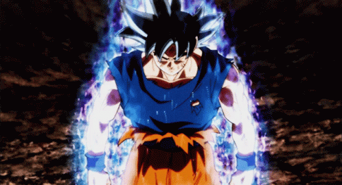 Ultra Instinct Goku Bow His Head GIF