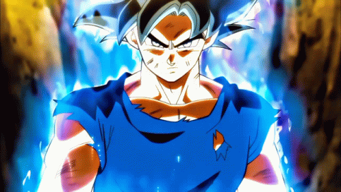 Ultra Instinct Goku Walking GIF