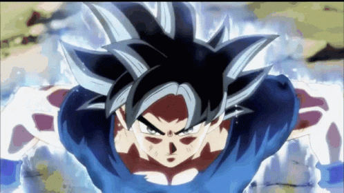 Ultra Instinct Goku Vs Kefla GIF