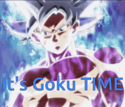 Ultra Instinct Goku Its Time GIF