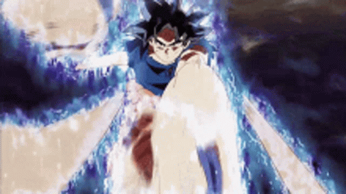 Ultra Instinct Goku Mighty Punch GIF