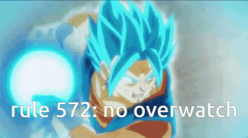 Ultra Instinct Goku No Overwatch GIF