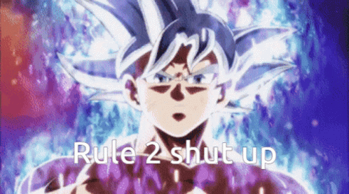 Ultra Instinct Goku Shut Up GIF