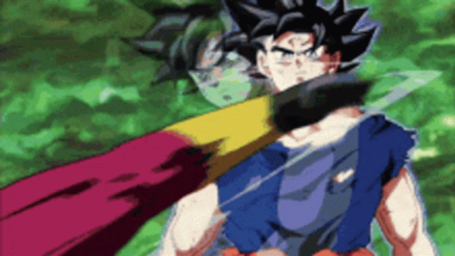 Ultra Instinct Goku Super Fast Move GIF