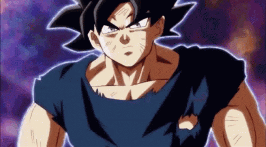 Ultra Instinct Goku Super Saiyan GIF