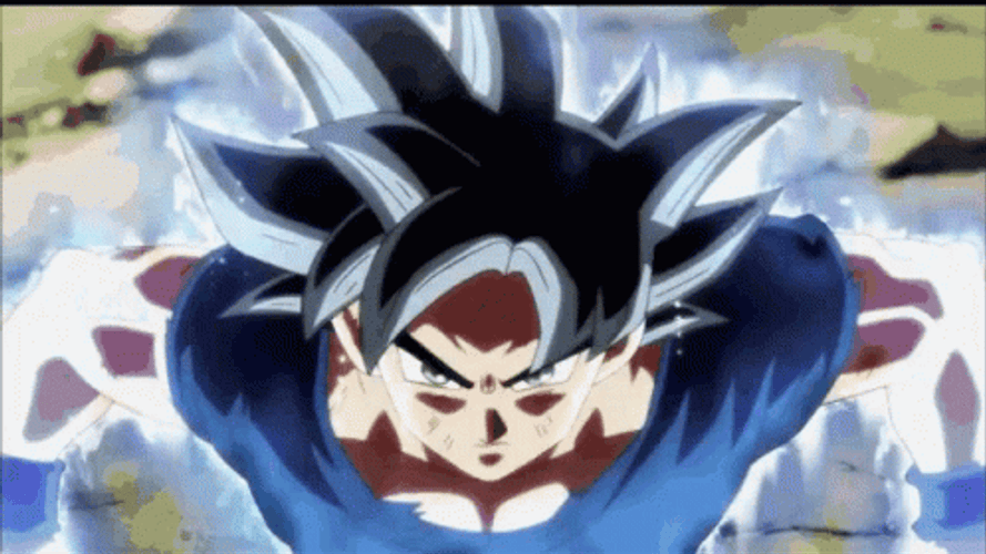 Ultra Instinct Goku Vs Kefla GIF